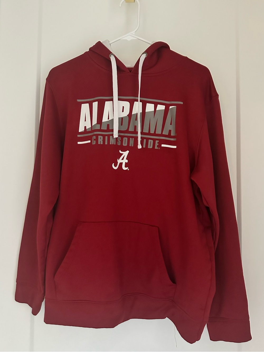 Alabama Crimson Tide Crimson Pullover Hoodie - Team Logo